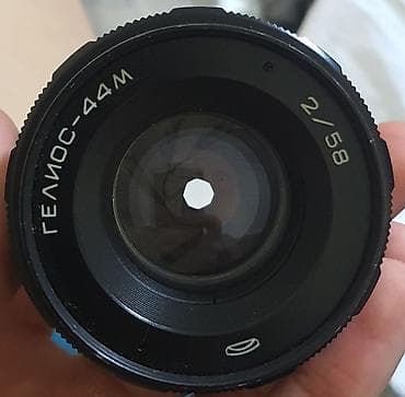 HELİOS-44M 58mm f/2 manual obyektiv - Fokus məsafəsi: 58 mm -
