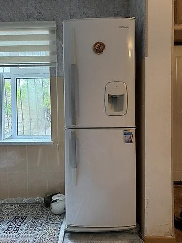 beko: 2 qapılı Beko Soyuducu Satılır, rəng - Ağ, Dispenserli — 1