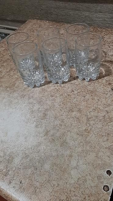 karaca qab: Stəkanlar, Şüşə, 12 ədədli dəst, 200 ml — 1