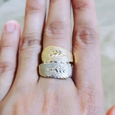 tək qaş: Toy, Üzük, Sarı qızıl, 585 Əyar, Qaşsız — 3