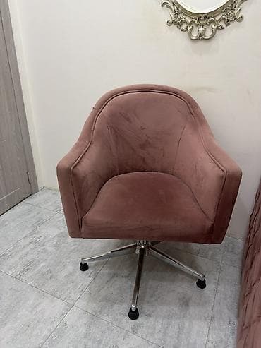 oturacaq kreslo: Makiyaj/kosmetologiya üçün rahat kreslo - Rəng: toz-çəhrayı - — 1