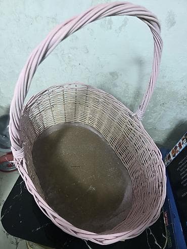 Другой декор и предметы интерьера: Подарочная корзина, цвет - Розовый — 2