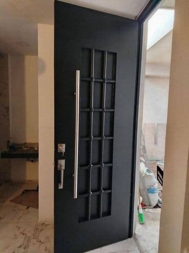 yazda qapi: Mənzil üçün Yeni Giriş qapısı Zamok ilə, Zəmanətli, Pulsuz quraşdırma, Rayonlara çatdırılma — 16