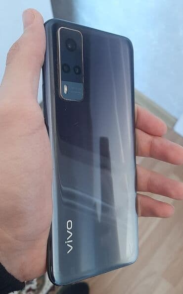sade paket azercell: Vivo Y31 2021, 128 GB, rəng - Boz, Barmaq izi, İki sim kartlı, Face ID — 2