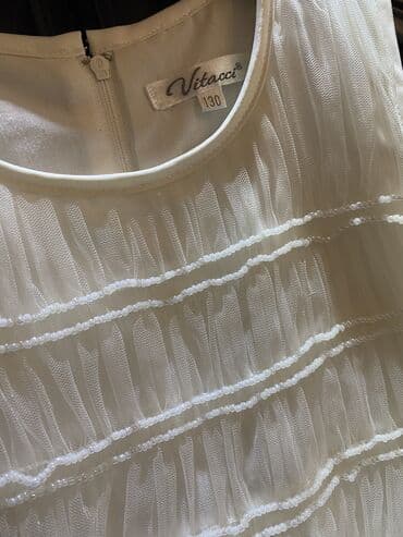 ağ don: Gelinlik (texmini 9-11yas)(yenidir demek olarfata hediyye) — 3