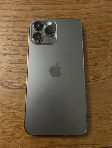 iphone xr qiymeti irsad: IPhone 13 Pro Max, 128 GB, Graphite, Face ID, Simsiz şarj — 1