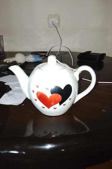 tefal caynikler: Yeni, rəng - Ağ, Dəm caydanı, Farfor, 3 l — 2