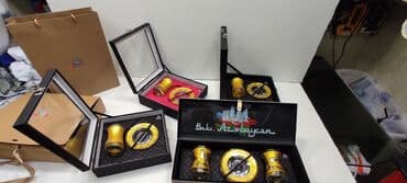 qızıl qabı: Armudu stəkanlar, rəng - Qızılı — 1