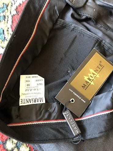 Костюмы: Qara klassik kişi şalvarları - Model: düz kəsim, ütü xətti ön hissədə — 10