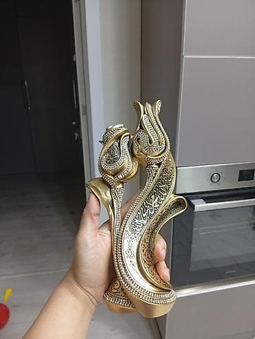 dekor divar sekilleri: Fiqur, rəng - Qızılı — 2