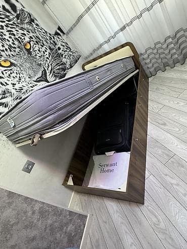 İşlənmiş, Təknəfərlik çarpayı, Bazalı, Matras ilə, Siyirməsiz