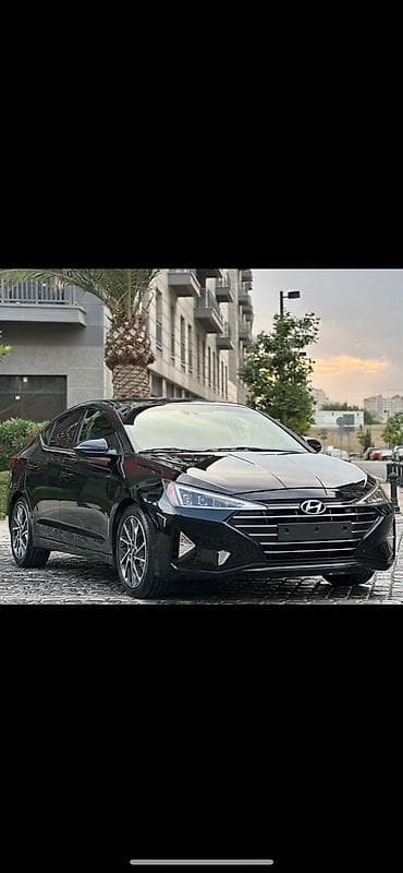 mersedes s klass: Hyundai Elantra sedan – qara rəng, zərif və dinamik dizayn. Texniki — 5