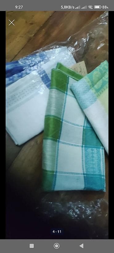 qədimi dəsmal: Mətbəx üçün Yeni rəng - Ağ Pambıq Dəsmal, Ünvandan götürmə, Ödənişli çatdırılma — 9