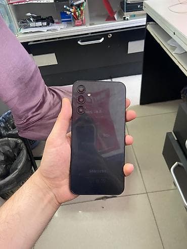 galaxy tab a8: Samsung Galaxy A24 4G, 128 GB, rəng - Qara, Barmaq izi — 7