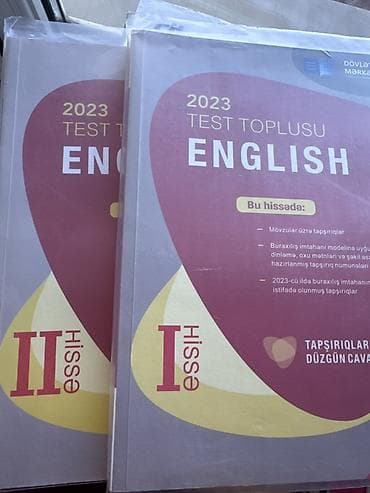 Məhsul: 2023 Test Toplusu – English (Hissə I və Hissə II)