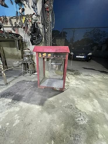 Popkorn aparatının təsviri - Tip: Elektriklə işləyən popkorn maşını
