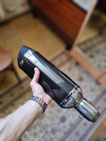 Karbon lif görünüşlü motosiklet səsboğucu (egzoz ucu) - Material