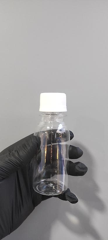 banka alan: Şəffaf plastik butulka dəsti - Material: yüngül və davamlı şəffaf PET — 1