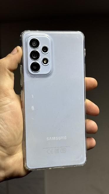 Samsung Galaxy A53 5G, 128 GB, rəng - Mavi, Barmaq izi