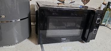 Mikrodalğalı soba Beko, Ayrıca dayanan, Mikrodalğalar ilə, rəng - Qara, İşlənmiş