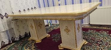 ustolar: Qonaq masası, Mərmər, Dördbucaq masa — 2