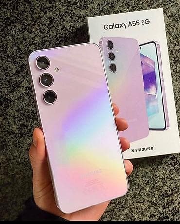 galaxy z fold 5: Samsung Galaxy A55, rəng - Bənövşəyi, İki sim kartlı — 1