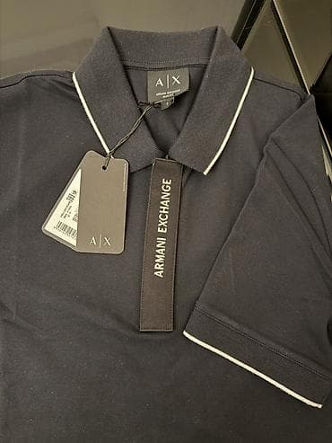 Polo köynək, Armani Exchange, S, rəng - Göy