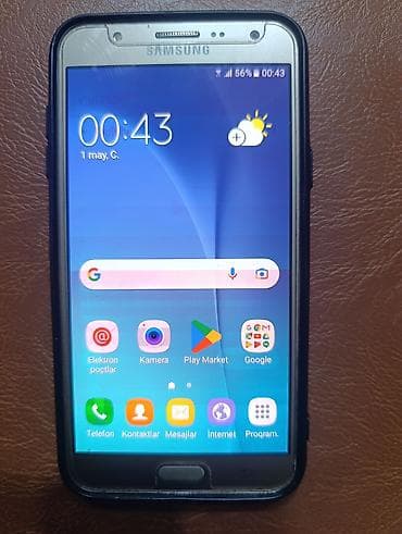 samsung a52: Samsung Galaxy J7, 16 GB, rəng - Qara, Sensor — 1