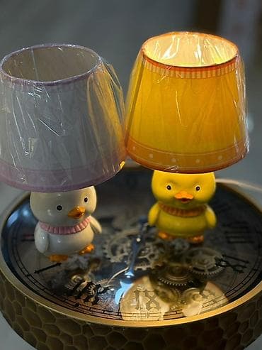 Şəkillər, tablolar: Uşaq otağı üçün masa lampası – ördək fiqurlu - Dizayn: Sevimli ördək — 7