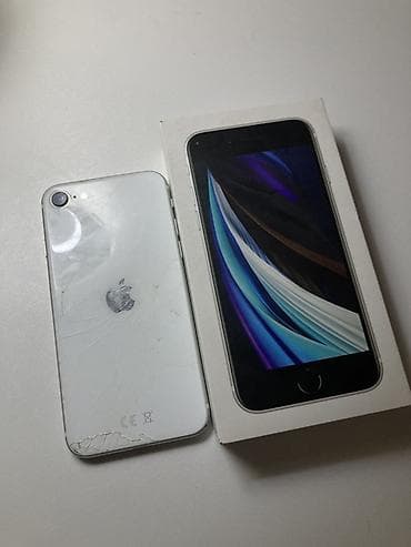 iphone kiredit: IPhone SE 2020, 128 GB, Ağ, Barmaq izi — 2