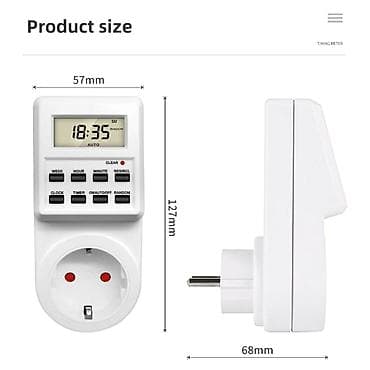 Zaman relesi таймер elektron timer get02a-vn markalı zaman relesi