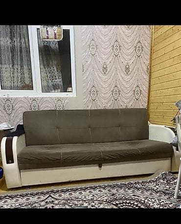 Диван, Б/у, Раскладной, С подъемным механизмом, Нет доставки at lalafo.az Диван, Б/у, Раскладной, С подъемным механизмом, Нет доставки