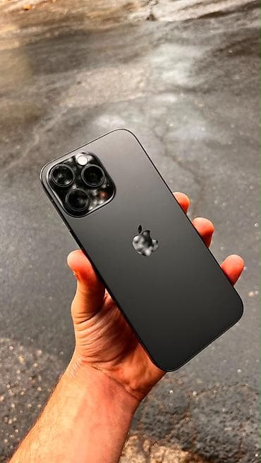 iphone 12 pro 512: IPhone 16 Pro Max, 256 GB, Qara, Simsiz şarj, Face ID — 1