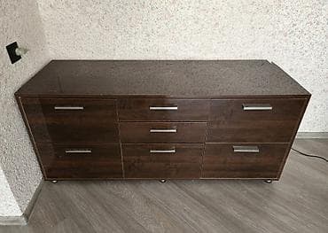 pardalar: İşlənmiş, Düz TV altlığı, Polkalı, Şüşəli — 2