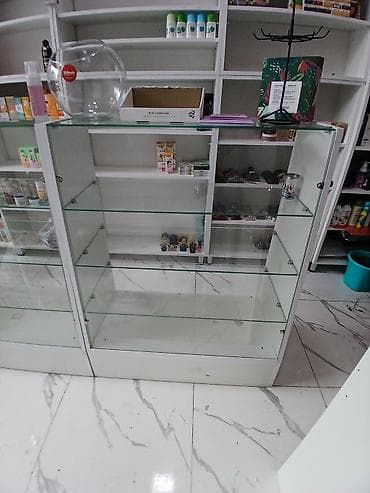 servant mebel: Kosmetika dukani ucun vitrin polkalar satilir1 ededi 250m — 4