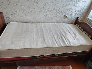 tek kravat: İşlənmiş, Təknəfərlik çarpayı, Bazasız, Matras ilə, Siyirməsiz — 3
