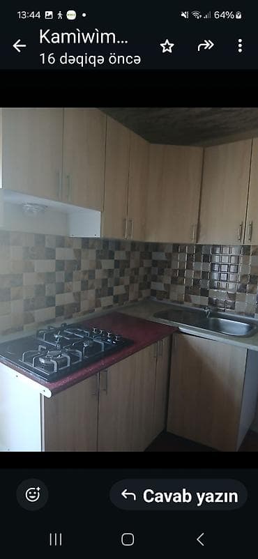 2 əl mətbəx mebeli: Mətbəx mebeli dəsti - Künc yerləşimli dizayn: yuxarı və aşağı — 1