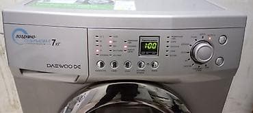 Бытовая техника: Стиральная машина Daewoo, 7 кг, Б/у, Автомат, Есть сушка, Платная доставка — 4
