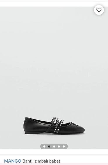 Baletkalar, Ölçü: 41.5, rəng - Qara, Yeni — 4