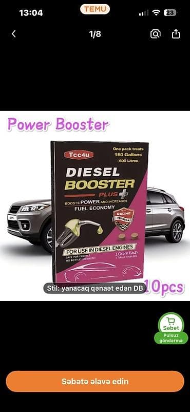 Мототранспорт: Dizel mühərriklər üçün yanacağa əlavə olunan booster tabletləri - Gücü — 1