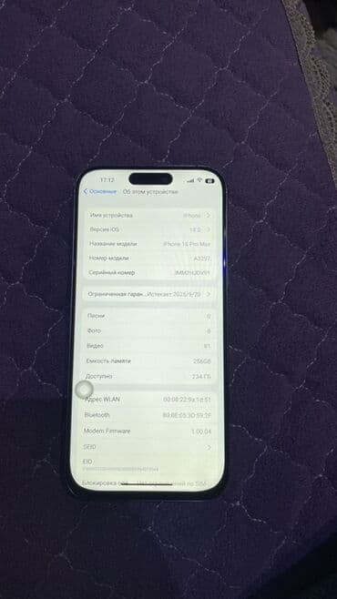15 про макс: IPhone 16 Pro Max, 256 ГБ, Серебристый, Отпечаток пальца, Беспроводная зарядка, Face ID — 10