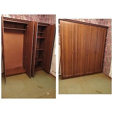 Dolab satılır 4 qapıdan ibarətdir Asılqanli və polkalı Ölcü 185