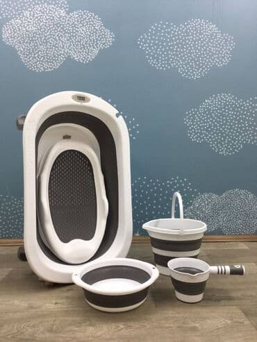 Qatlanan Vanna 🔷️5-li dəst Yeni Upakofka Qatlanır Suyun temperaturunu