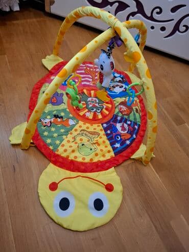 uşaq xalca: Tısbağa formasında hazırlanmış bu oyun xalçası, körpələr üçün — 2
