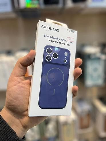 AG GLASS – maqnitli telefon qabı - Model uyğunluğu: IP 17 Pro