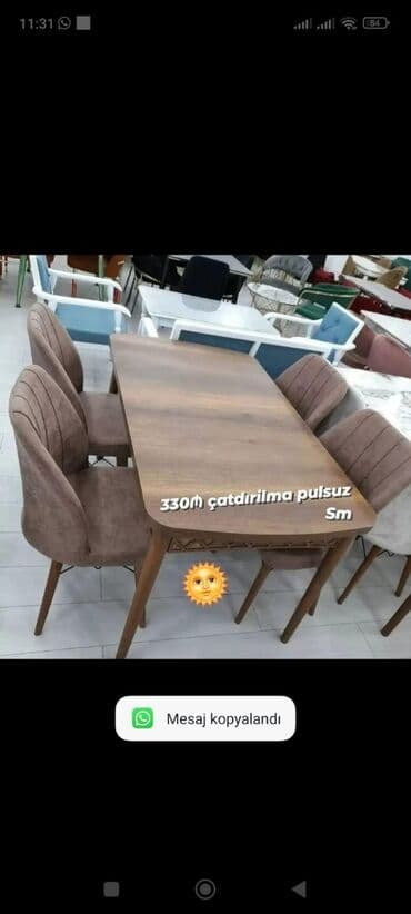 ev gülleri ve adlari: Yeni, 4 stul — 1