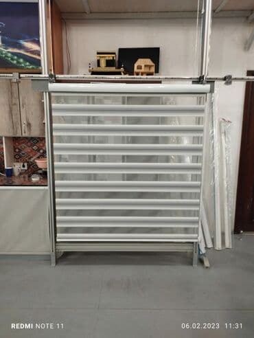 mətbəx pərdələri: Yeni, Alüminium Zebra, rəng - Bənövşəyi, Pulsuz çatdırılma — 3