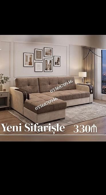Ev və bağ: Künc divan, Yeni, Açılan, Bazalı, Parça, Şəhərdaxili pulsuz çatdırılma — 3