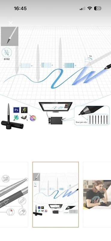 ucuz oyun komputeri: MODEL: Deco Pro_SXP-Pen Deco Pro_S Grafik Tablet Tasarım ödüllü grafik — 3