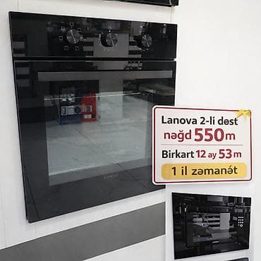 efba soba: Duxovka Lanova, Elektrik, rəng - Qara, Quraşdırılan, Yeni — 5